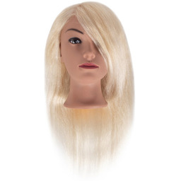 Efalock, główka fryzjerska, treningowa Sophia, włosy ludzkie, jasny