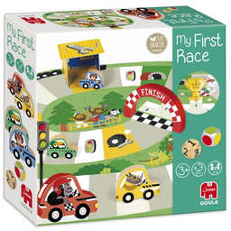 Gra planszowa dla dzieci Mój pierwszy wyścig Goula