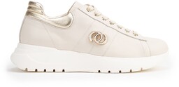 Damskie sneakersy z naturalnej skóry beżowe