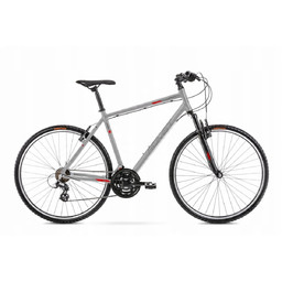 Rower Romet Orkan M 19'' grafitowo czerwony