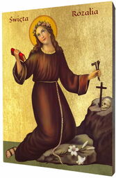 Ikona religijna święta Rozalia