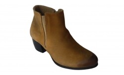 Botki camel na szerszą stopę obcas 4,5cm nr.37