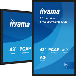 Monitor interaktywny iiyama ProLite T4329AS-B1AG 43" 4K VA
