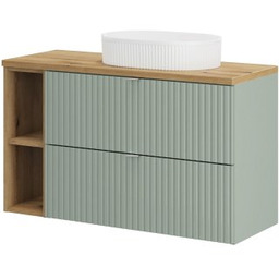 COMAD Zestaw mebli LINE REED GREEN 2 szafki,