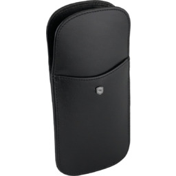 Skórzany pokrowiec na okulary czarny OHIO