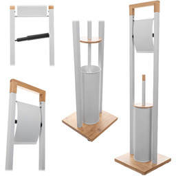 Zestaw łazienkowy Guise stojak na papier toaletowy