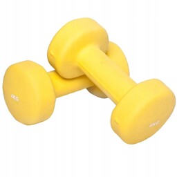 2x4 kg Hantle stałe neoprenowe