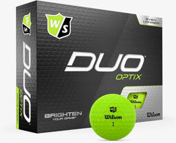 Matowe piłki golfowe WILSON STAFF DUO OPTIX (zielone)