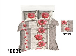 Karo Pościel bawełniana 140x200 1803E maki czerwone kwiaty