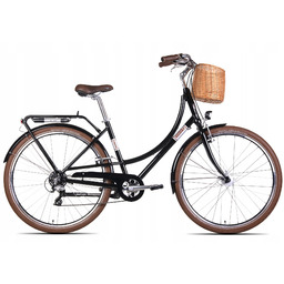 Rower Miejski Unibike Citizen 7/D-17 Czarny Połysk