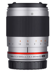 Obiektyw Samyang 300mm F6.3 mirror Canon M srebrny