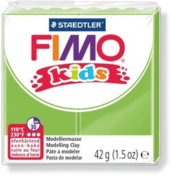 Fimo Kids, masa termoutwardzalna, modelina, limonkowy