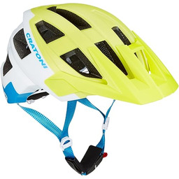 Cratoni Uni AllSet kask rowerowy uniwersalny zestaw, biały/żółty,