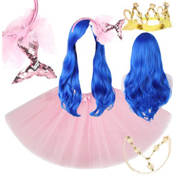 Strój Syrenki Mała Syrenka Arielka Peruka Opaska Spódniczka