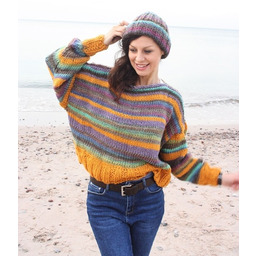 Pakamera Sweter handmade z wełną moher