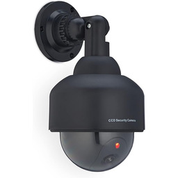 Relaxdays Atrapa kamery Dummy, migająca, do użytku wewnątrz