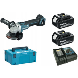 Szlifierka 18V Makita DGA513RGJ 6,0 Ah Regulacja