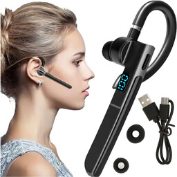 Słuchawka bezprzewodowa do rozmów Bluetooth 5.3 zestaw słuchawkowy