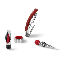 Fissman Zestaw akcesoriów do wina 4el korkociąg zatyczka