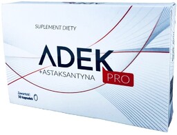 Suplement diety, Adek Pro, Antyoksydanty Astaksantyna Ashwagandha, 30
