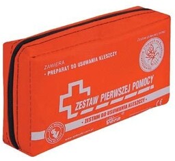Zestaw przeciw kleszczom w opakowaniu z tkaniny wodoodpornej