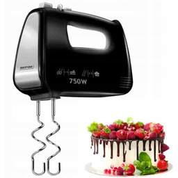 Mikser ręczny Robot Kuchenny Mocny Mpm MMR-19C Czarny