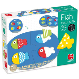 Gra edukacyjna Rybki dopasuj i miksuj Goula 53476