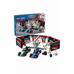 LEGO City 60444 F1 Garaż i bolidy Mercedes-AMG