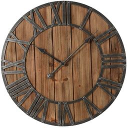 Zegar ścienny drewniany 60 cm