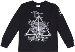 Czarna bluzka z długim rękawem HARRY POTTER 12