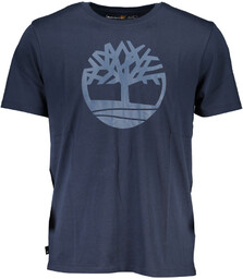 NIEBIESKI T-SHIRT MĘSKI Z KRÓTKIM RĘKAWEM TIMBERLAND