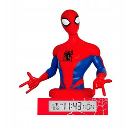 Lampka 3D Z Budzikiem Spiderman SPD3621