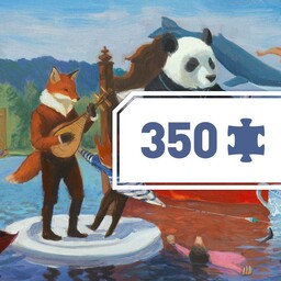 Puzzle tekturowe Letnie Jezioro 350 el Gallery DJ07617-Djeco,