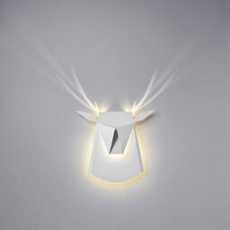 Abigali Lampa ścienna ORIGAMI DEER-W metalowa kinkiet LED