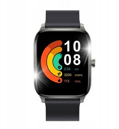 Smartwatch Haylou Gst czarny SpO2 Pulsoksymetr