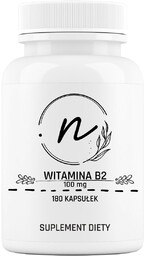 Suplement diety, NaturePRO Witamina B2 Ryboflawina 100 mg