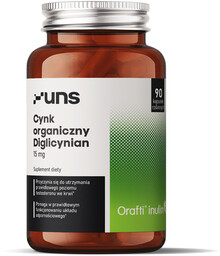UNS Cynk Organiczny Diglicynian 15mg 90vegcaps