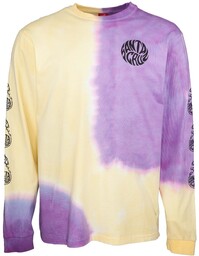 koszulka SANTA CRUZ - Mako L/S T-Shirt Yellow/Purple