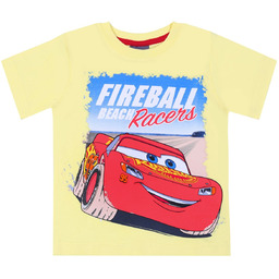 Żółty t-shirt/koszulka Zygzak McQueen Disney 8 lat 128