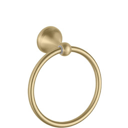 Rea Wieszak łazienkowy RING 332867 ZŁOTY SZCZOTKOWANY RETRO