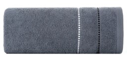 Eurofirany Ręcznik Suzi 70x140 popielaty 500 g/m2 frotte