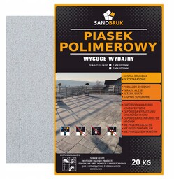 SandBruk Piasek Polimerowy Fuga Do Kostki Brukowej Biało