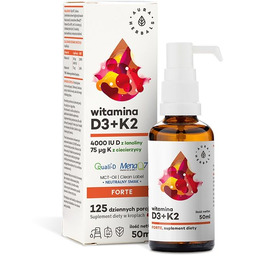 AURA HERBALS Witamina D3 4000 IU + K2