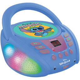 Lexibook Odtwarzacz CD Bluetooth podświetlany Disney Stitch