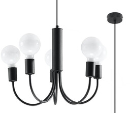 Sollux LAMPA wisząca SL.0855 metalowa OPRAWA świecznikowy zwis