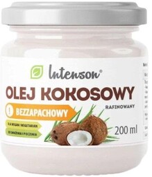 INTENSON Olej kokosowy rafinowany bezzapachowy, 200ml