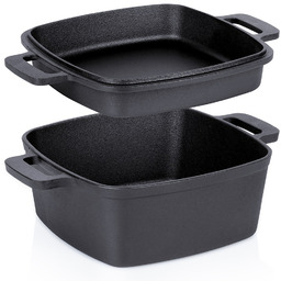 Garnek z pokrywką żeliwny 2w1 CAST LINE 25