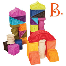 Miękkie klocki dla dzieci squeeze 26 elementów, BX1003-B.Toys