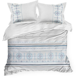 Pościel 160 x 200 3cz Haftowana Bawełna HAFT