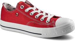 Lee Cooper Czerwone Trampki Damskie Stylowe Buty